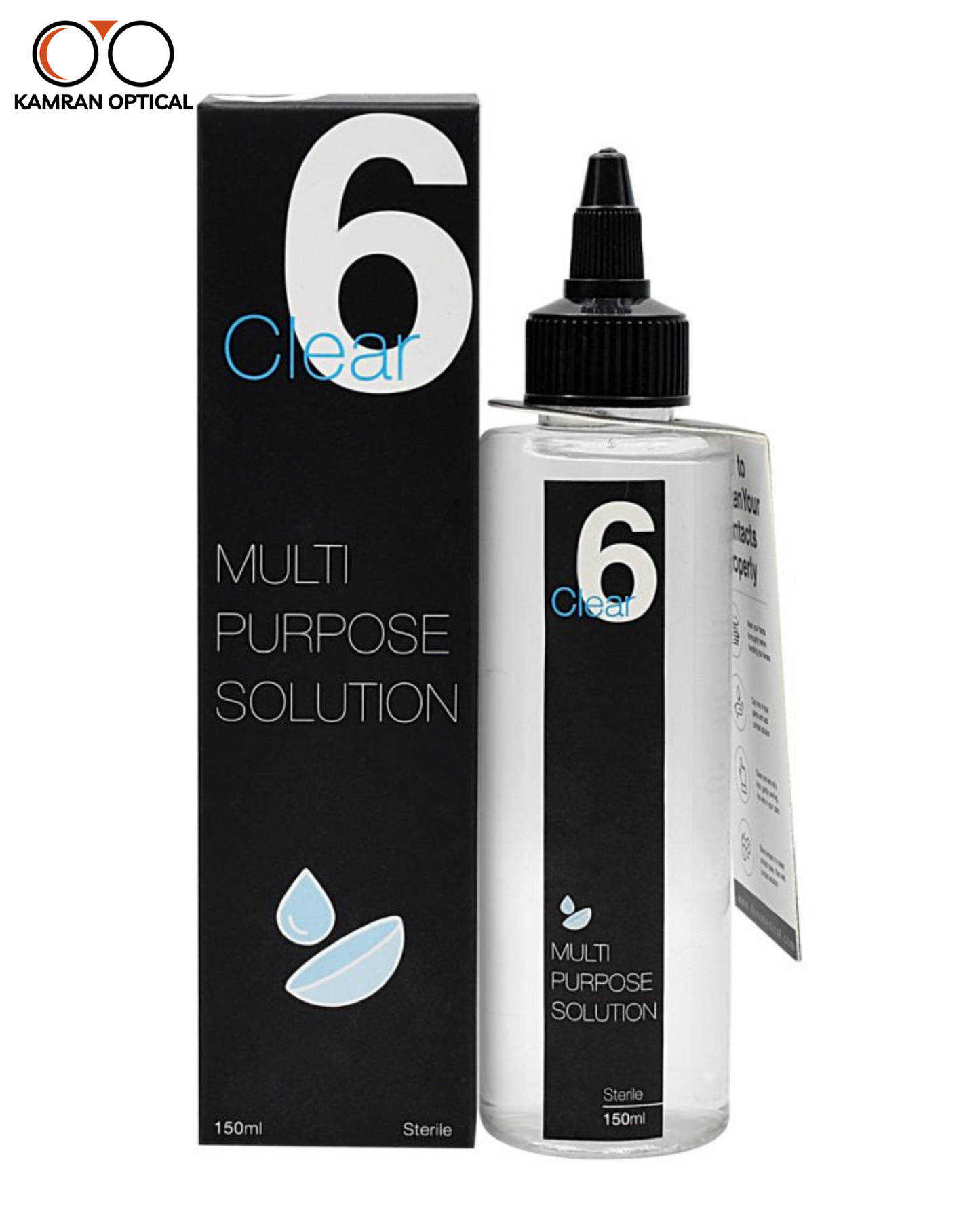 Clear 6 Lens Solution -150 ML